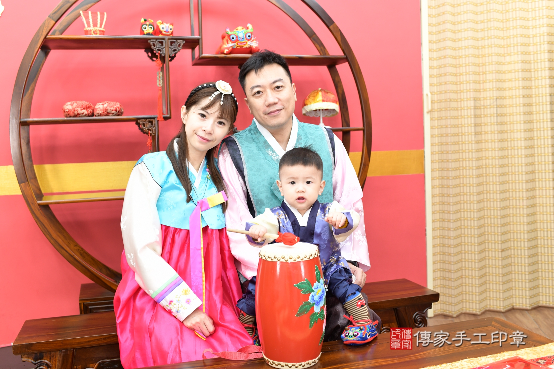 傳家新北店、抓周、古裝禮服照