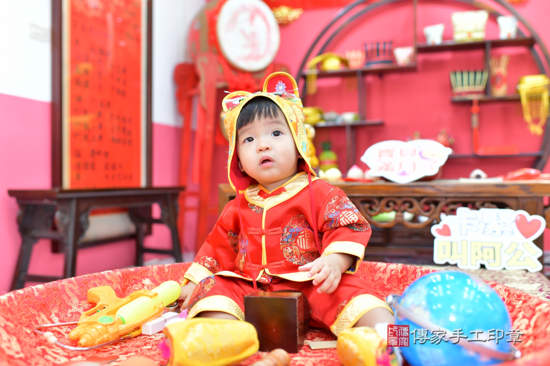 傳家台中店、抓周、古裝禮服照