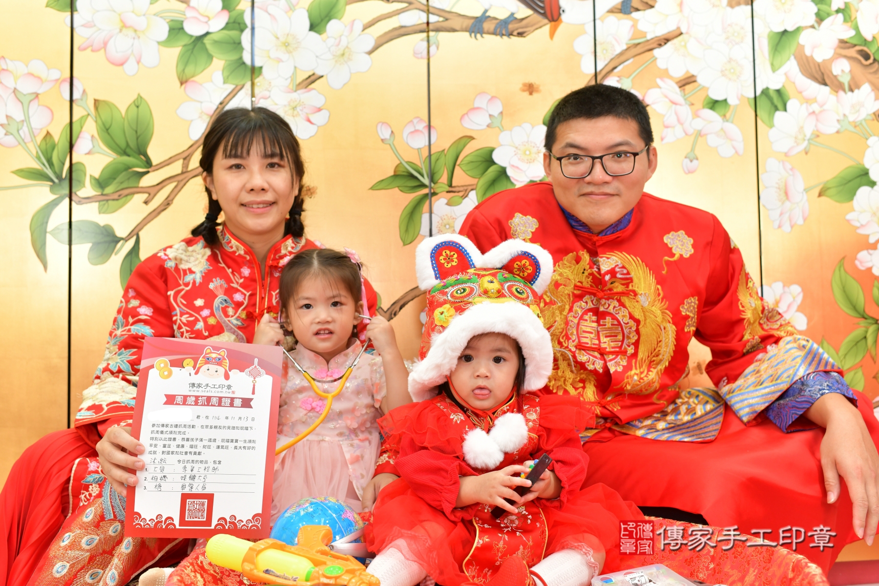 傳家台中店、抓周、古裝禮服照