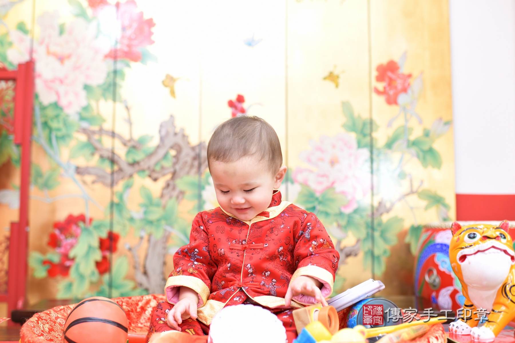 傳家台北店、抓周、古裝禮服照