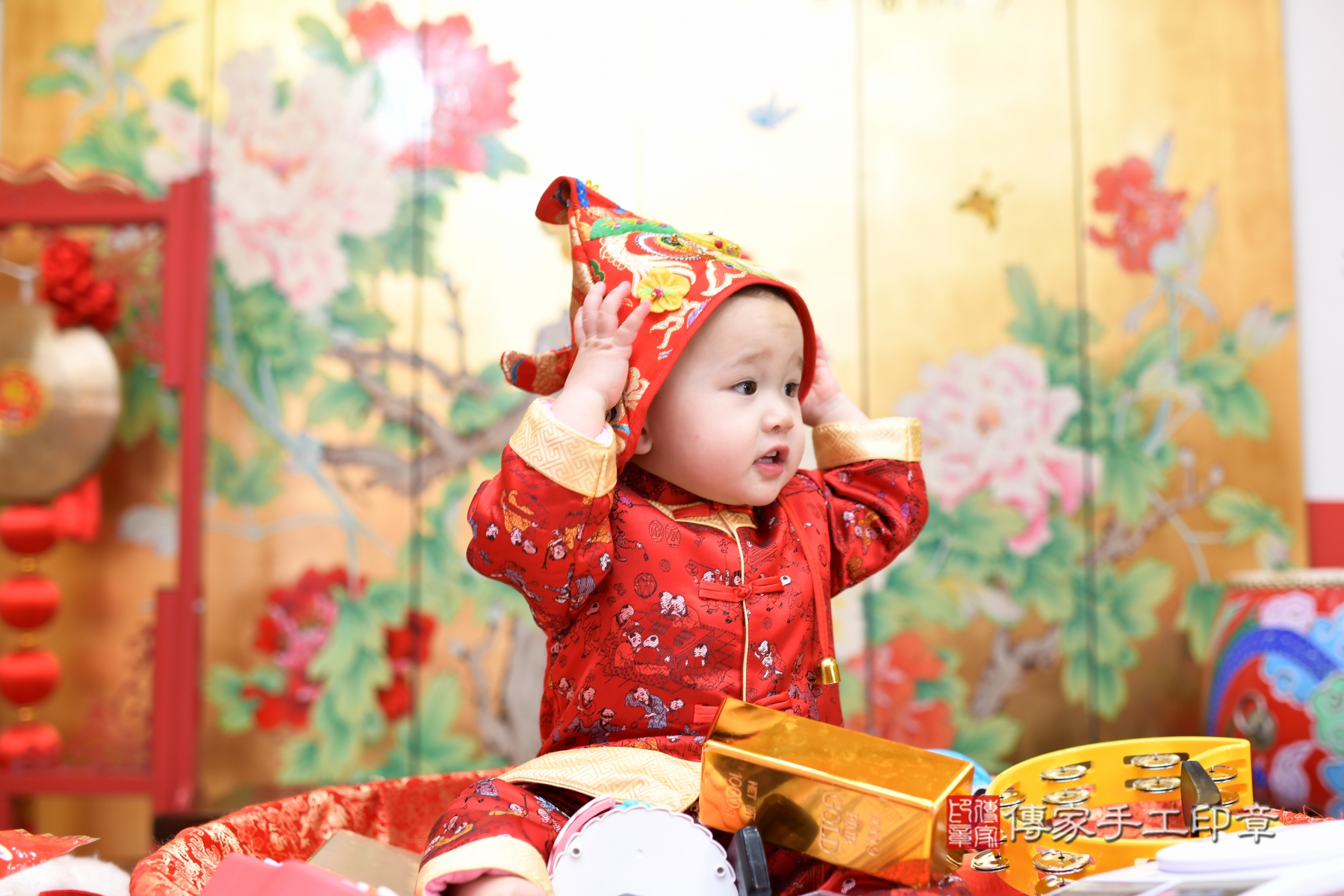傳家台北店、抓周、古裝禮服照
