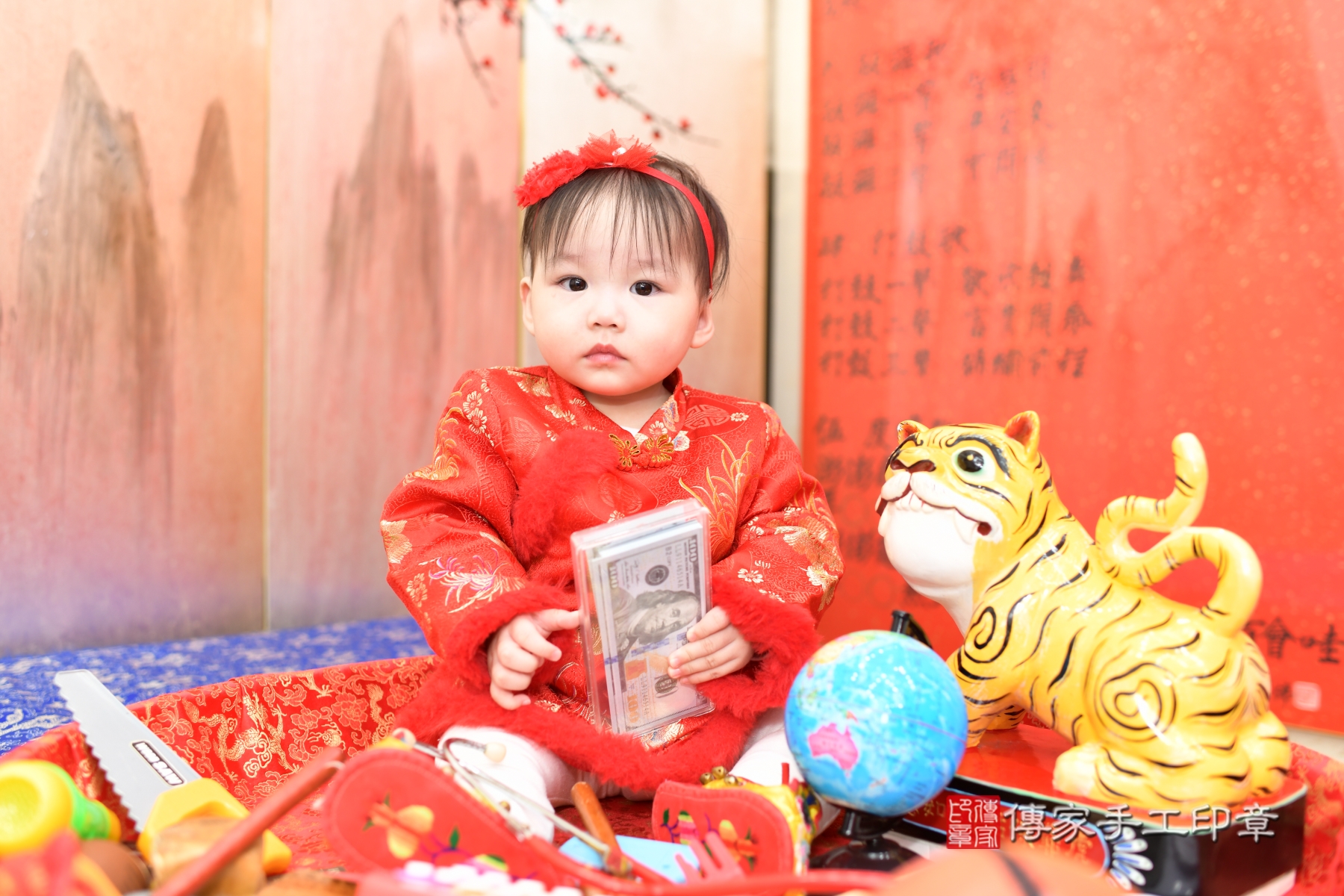 傳家新北店、抓周、古裝禮服照