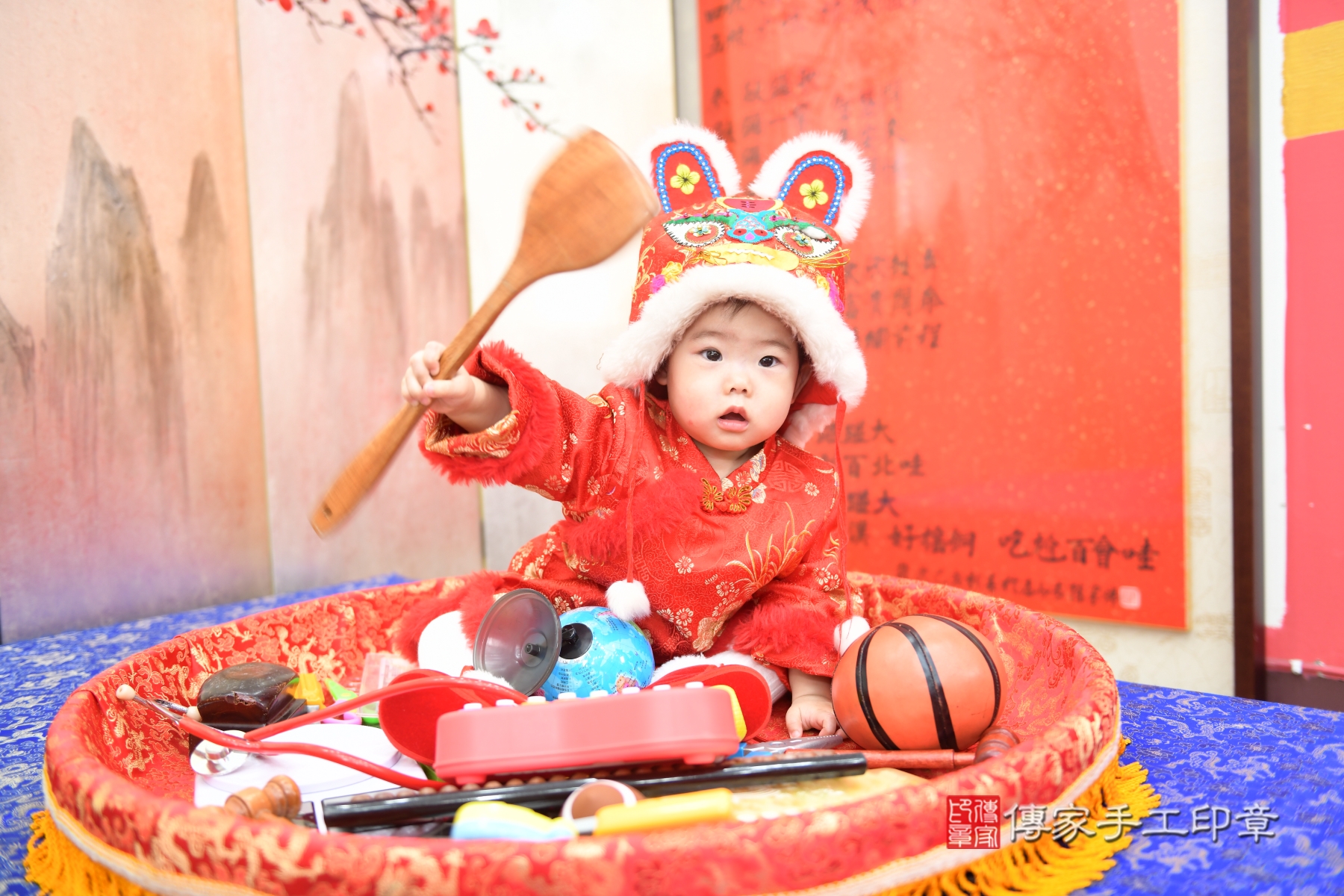 傳家台北店、抓周、古裝禮服照