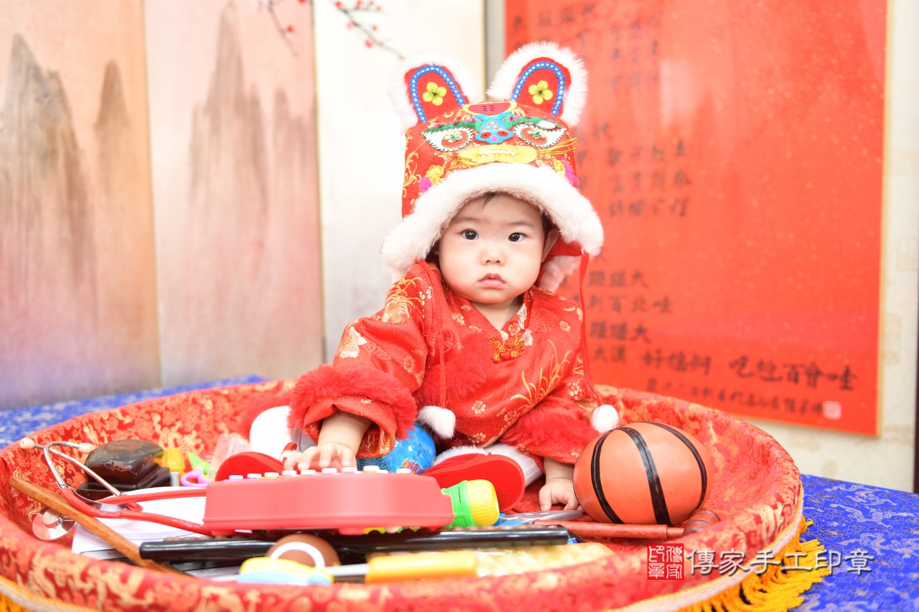 傳家台北店、抓周、古裝禮服照