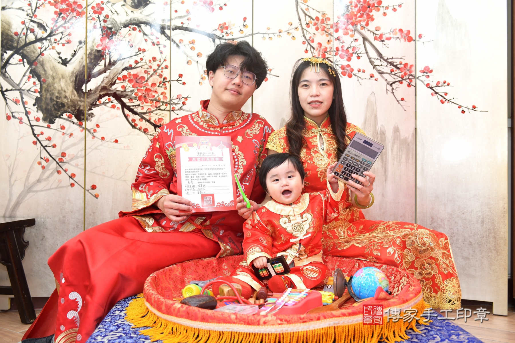 傳家台北店、抓周、古裝禮服照