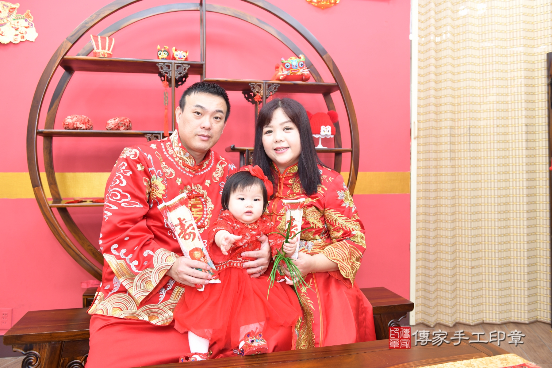 傳家台北店、抓周、古裝禮服照