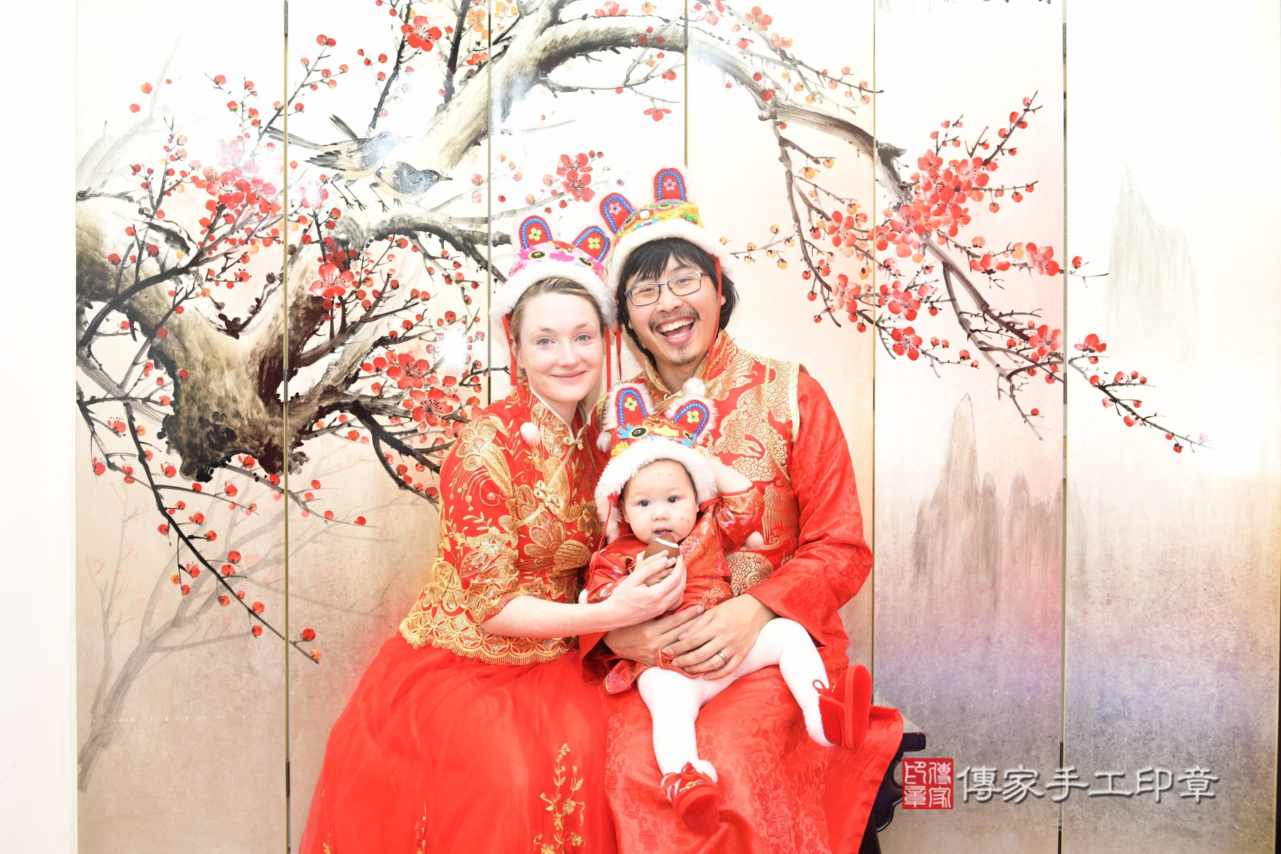 傳家台北店、抓周、古裝禮服照