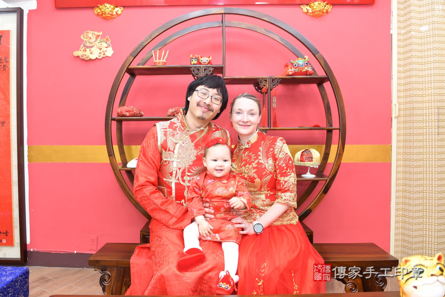 傳家台北店、抓周、古裝禮服照