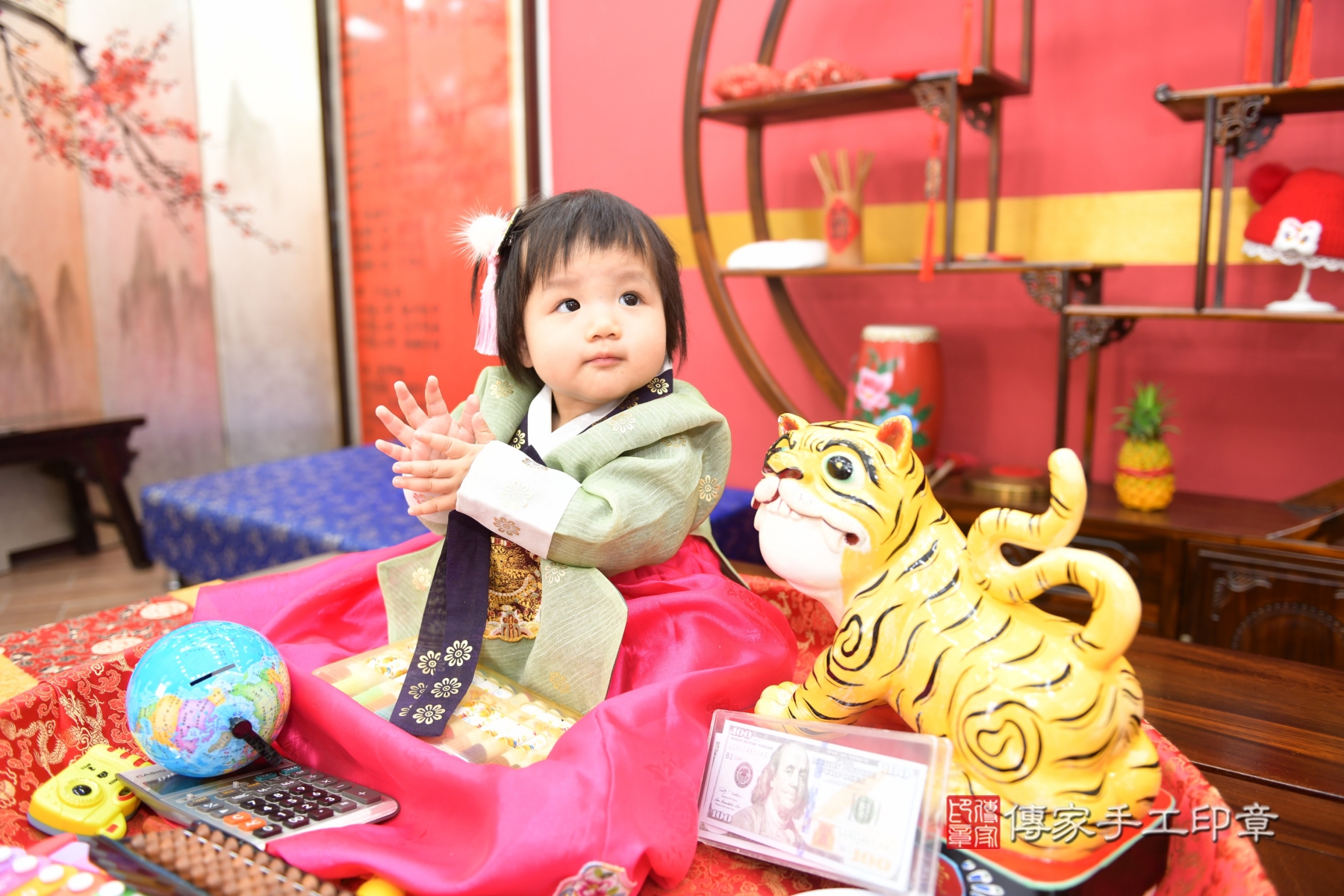 傳家台北店、抓周、古裝禮服照