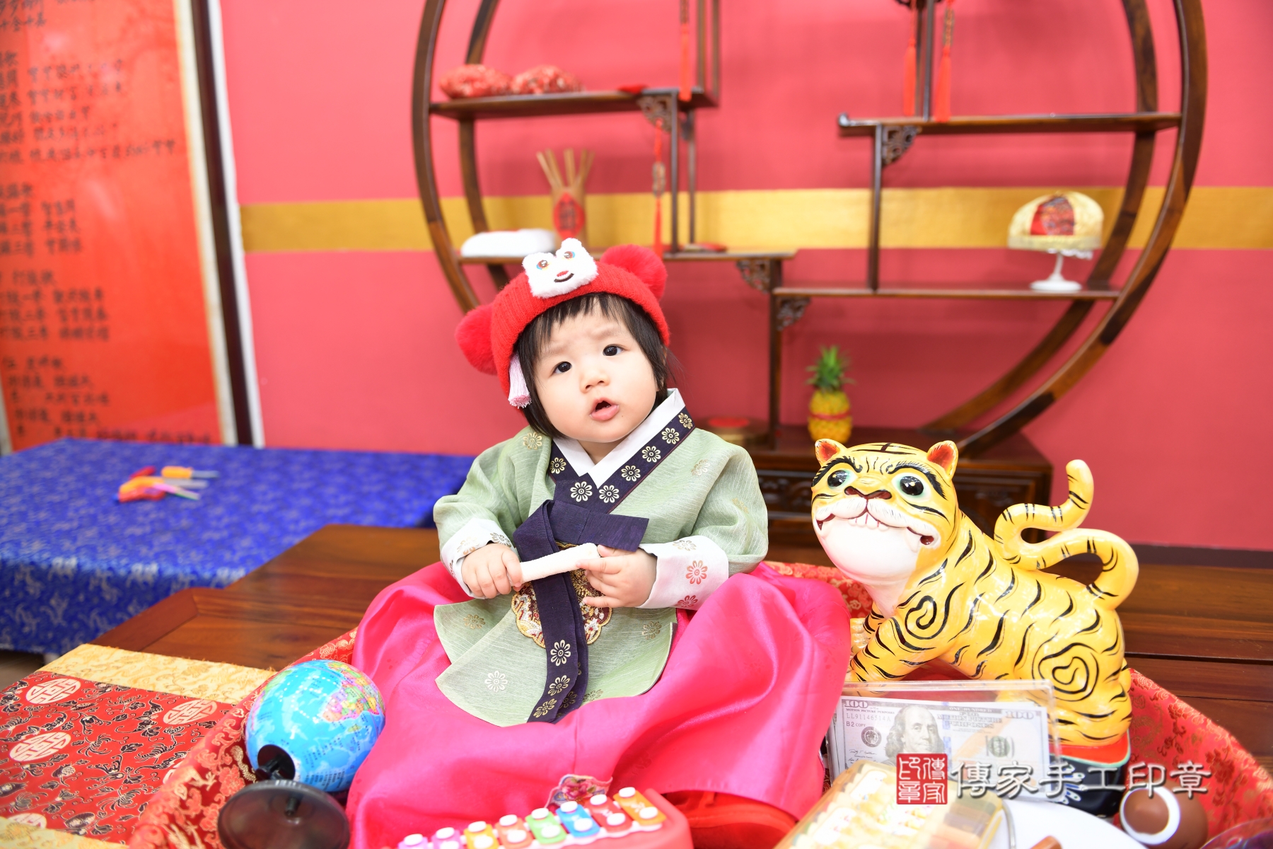 傳家台北店、抓周、古裝禮服照